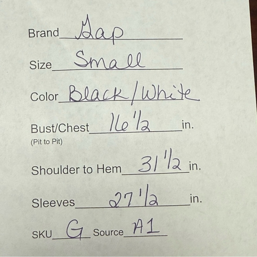 GAP Black Open Front Cardigan Sweater S | Argyle Knit Cozy Fall Winter Layer - Picture 7 of 7